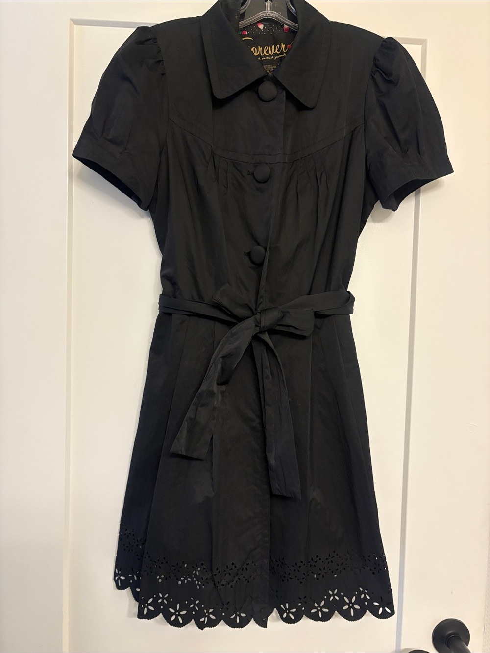 Super Kawaii Gothic Lolita Forever 21 black mini dress/jacket 💞